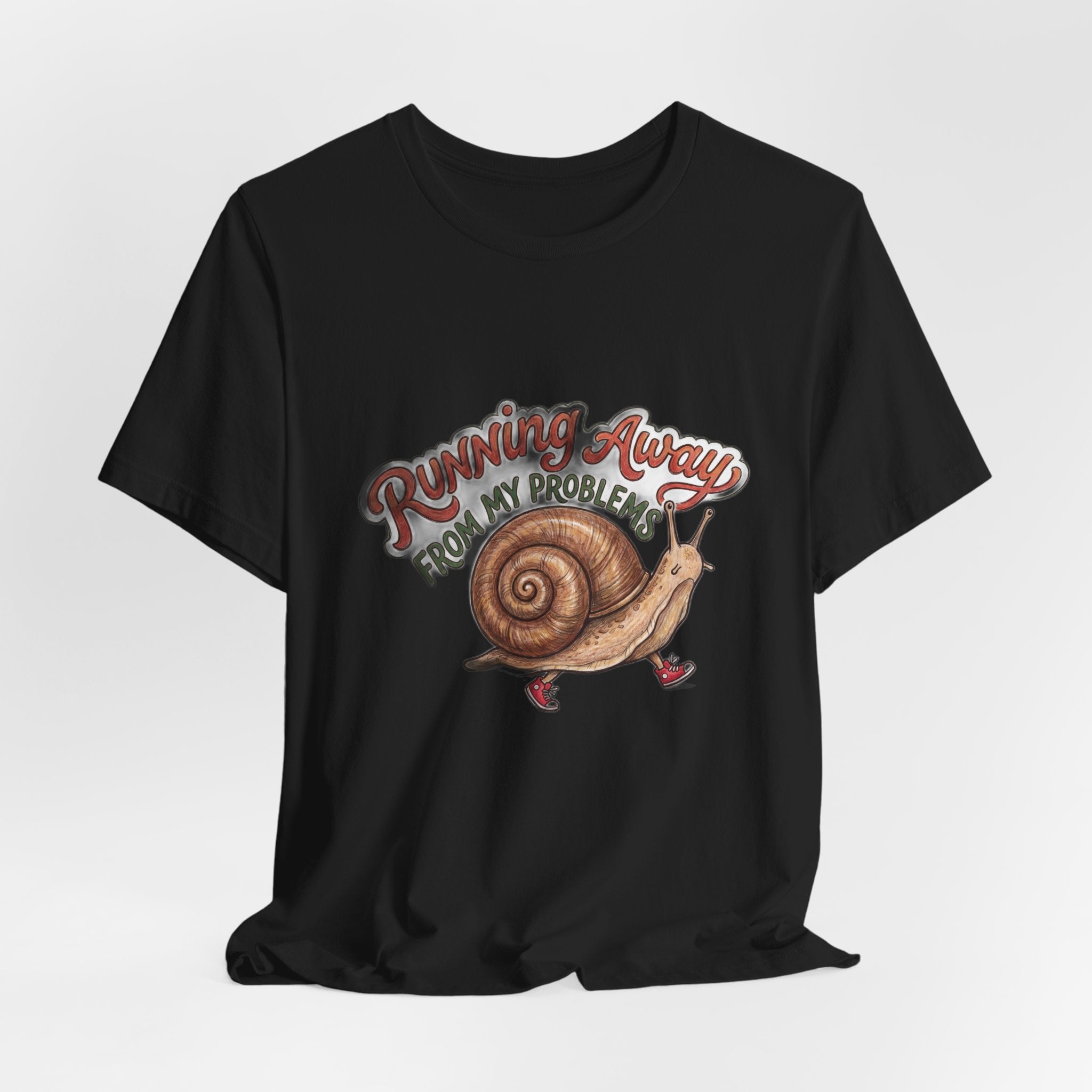 Running Away From My Problems Cute Snail