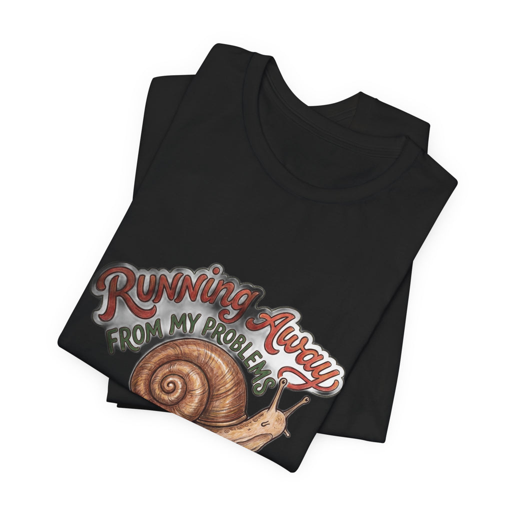 Running Away From My Problems Cute Snail
