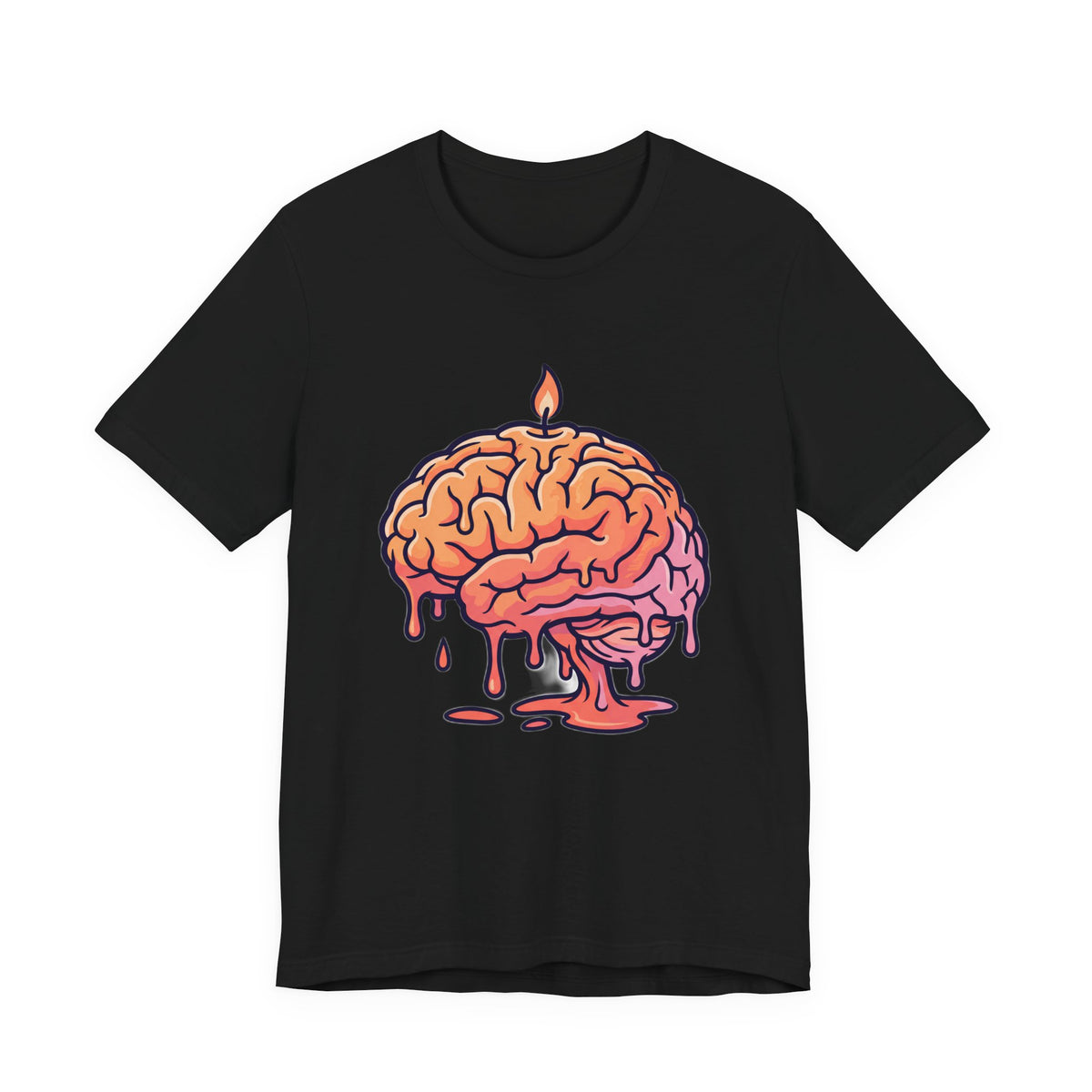 Melting Brain Candle Burnout Humor