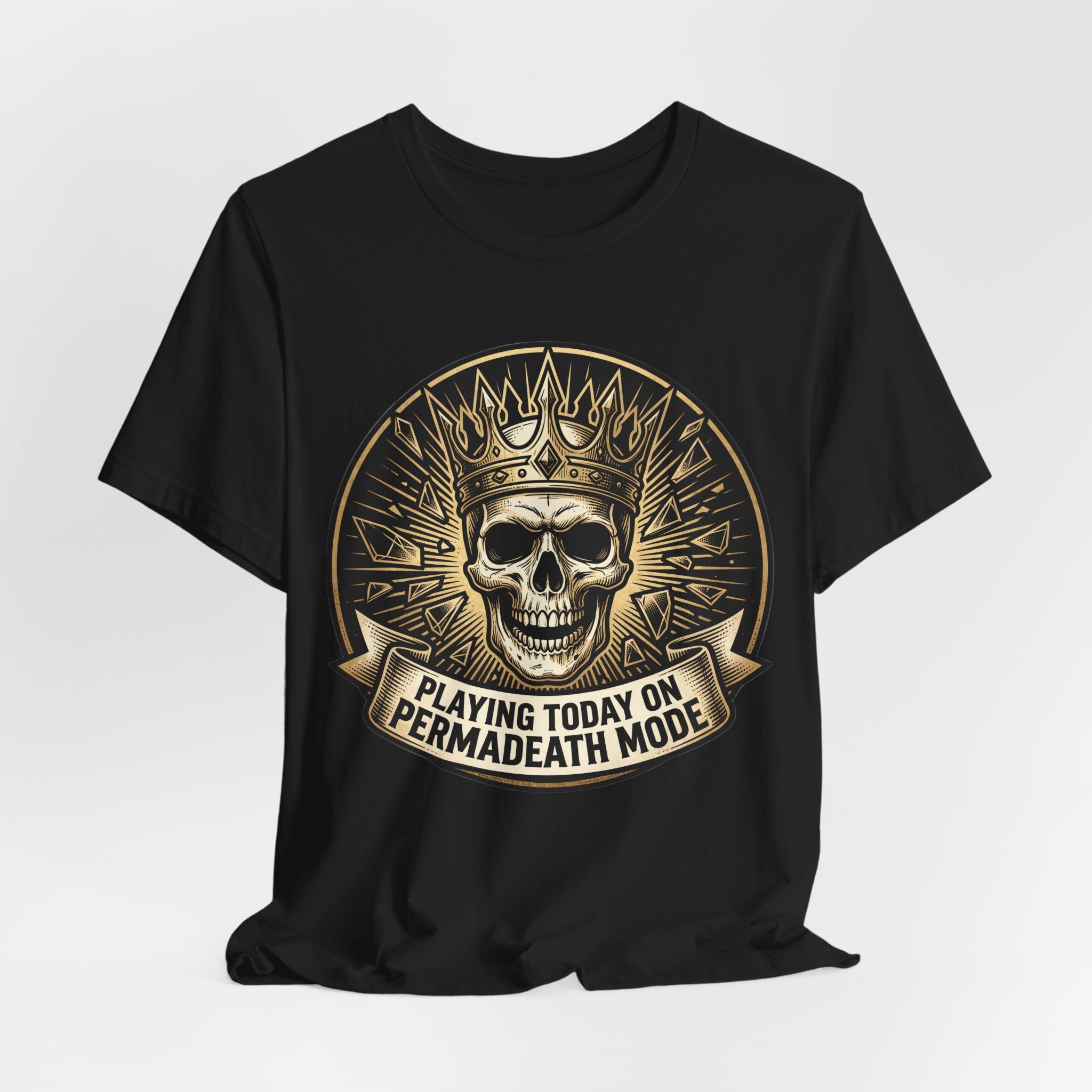 Playing On Permadeath Mode Funny Hardcore Gamer Hoodie