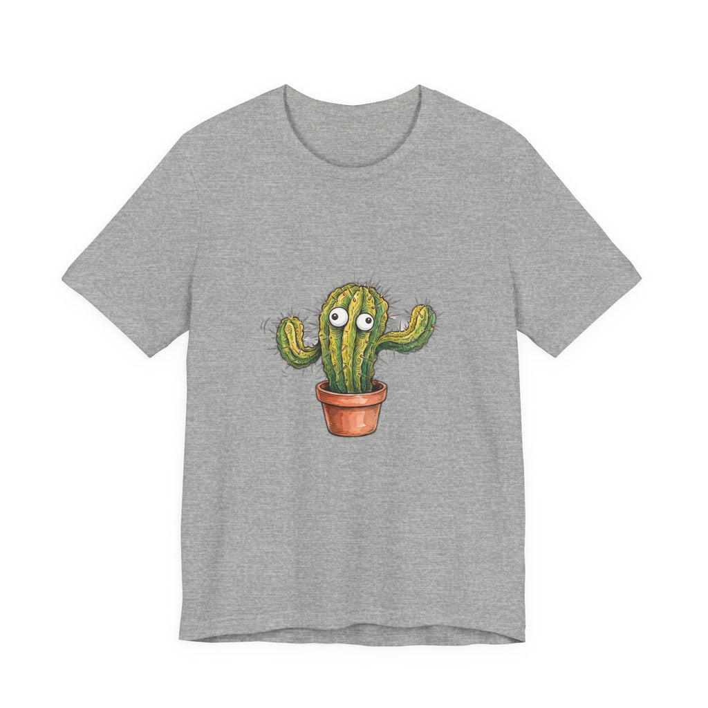 Prickly And Panicking Cute Cactus