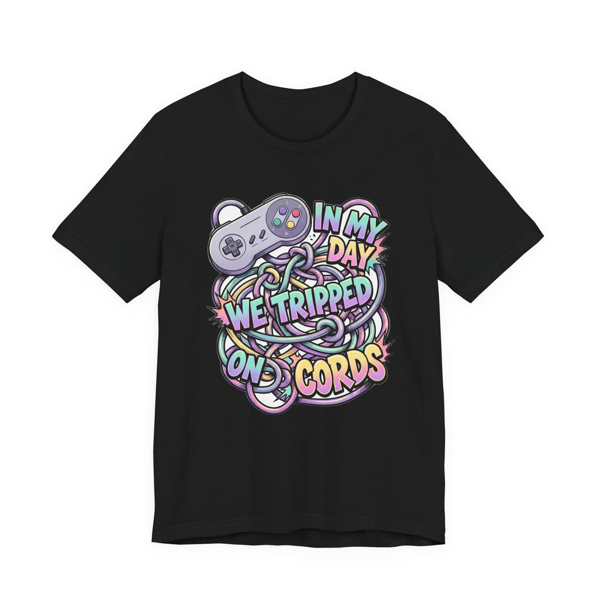 In My Day We Tripped On Cords Funny 90s Gamer