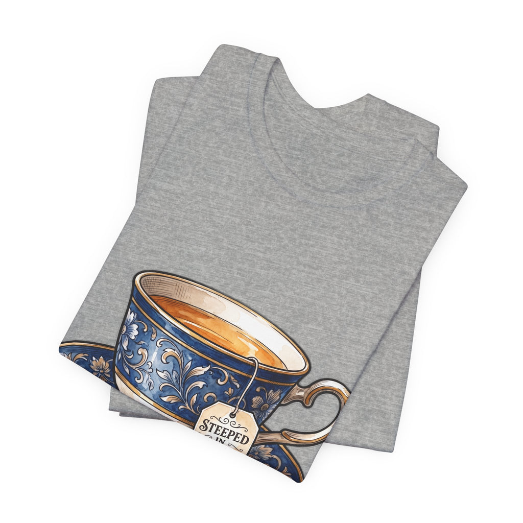 Steeped In Anxiety Funny Floral Teacup