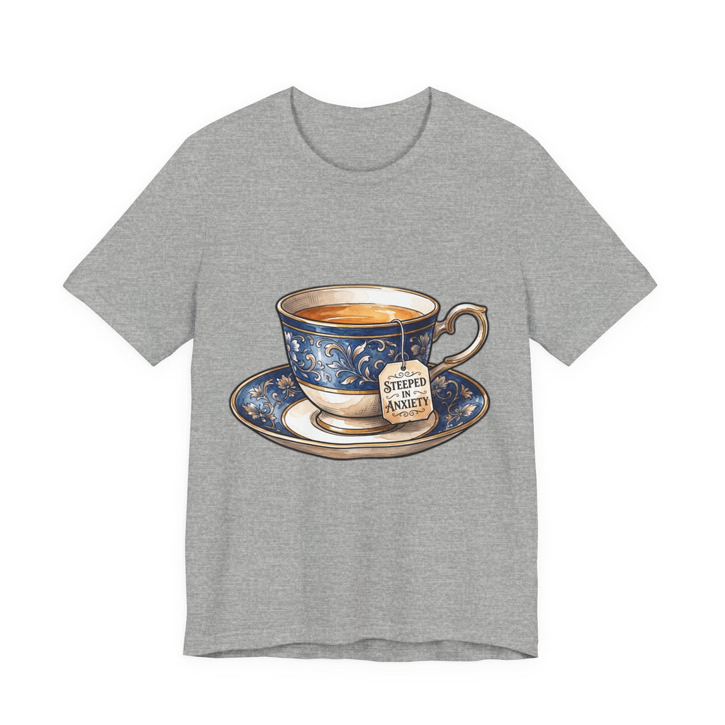 Steeped In Anxiety Funny Floral Teacup