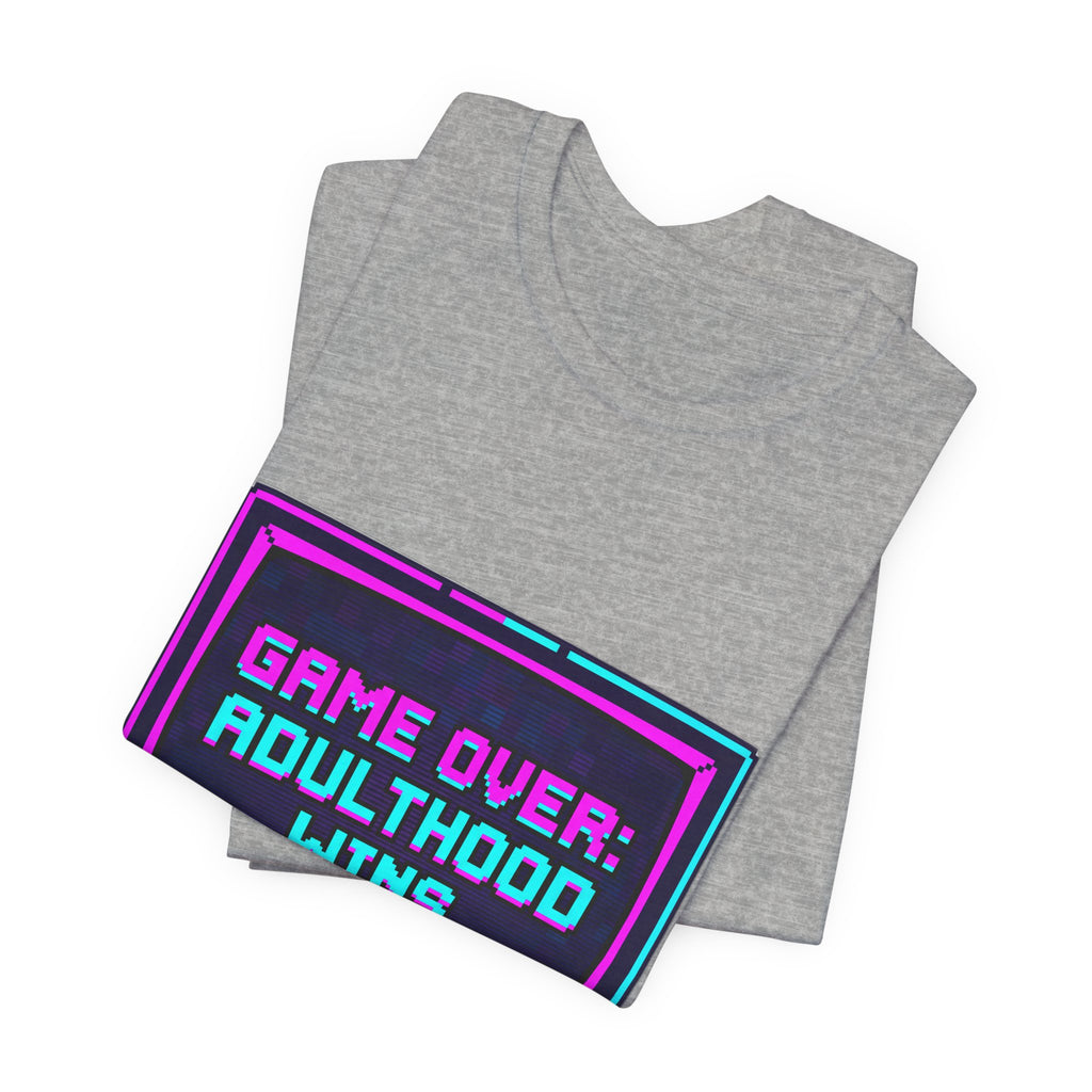 Game Over Adulthood Wins Retro Arcade