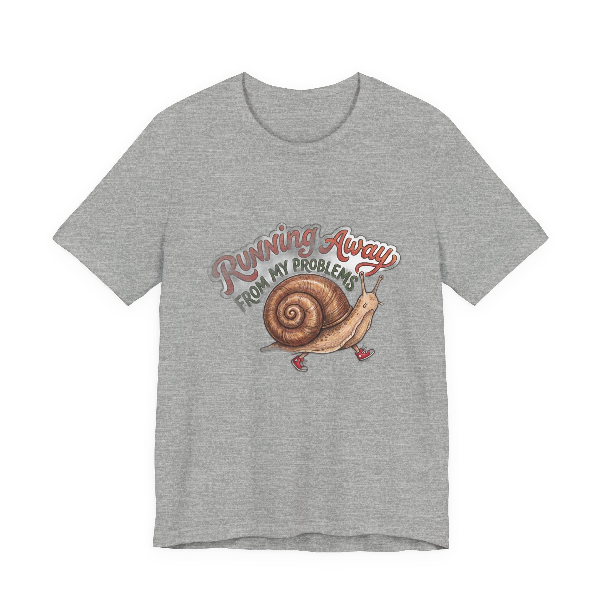 Running Away From My Problems Cute Snail