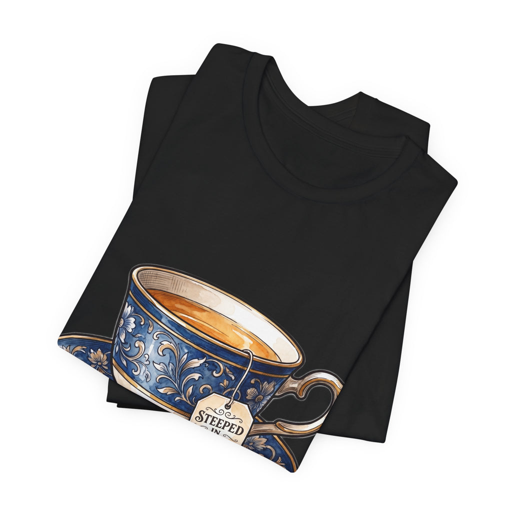 Steeped In Anxiety Funny Floral Teacup
