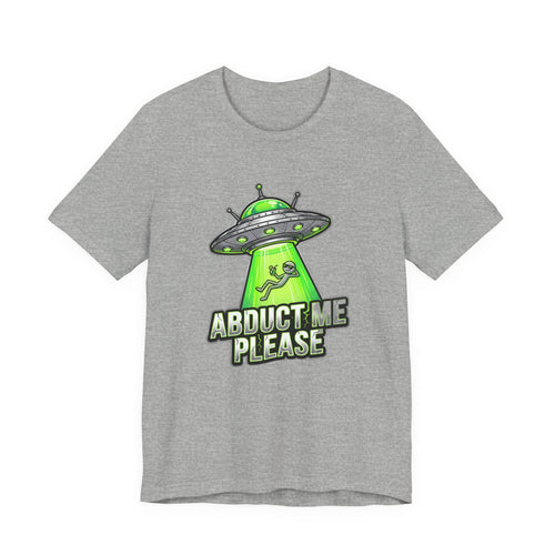 Abduct Me Please Funny Retro UFO Alien