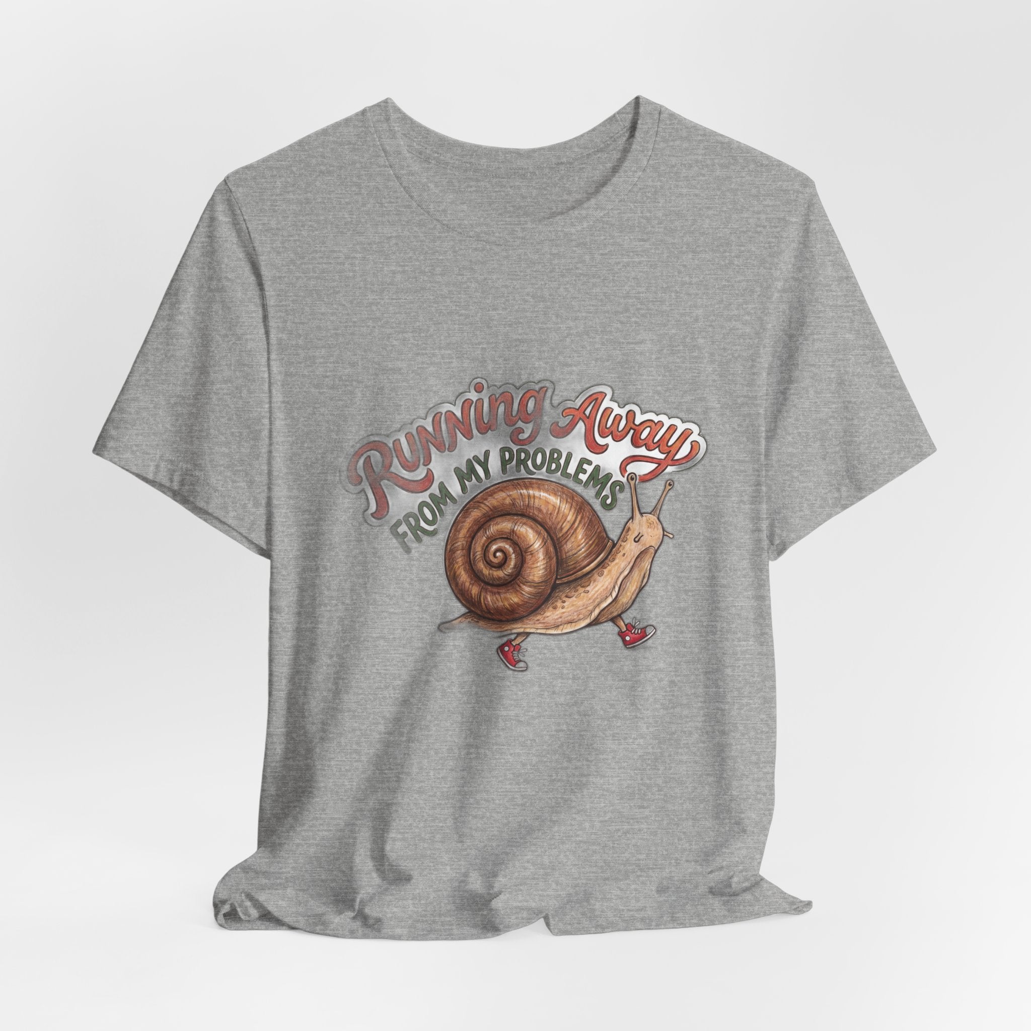Running Away From My Problems Cute Snail