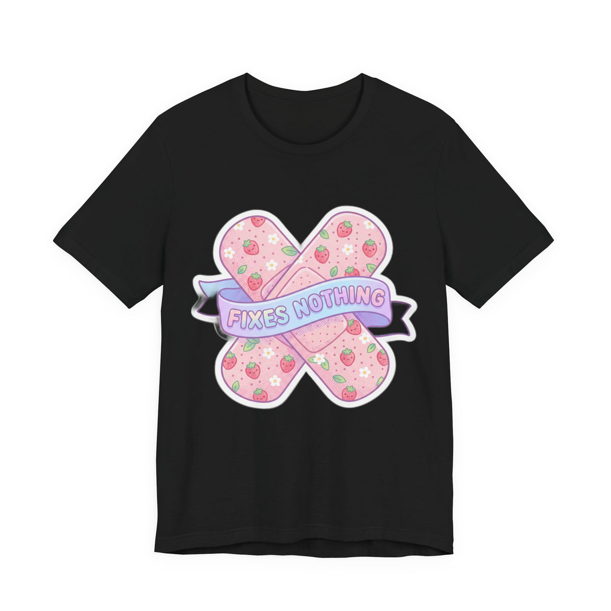Fixes Nothing Kawaii Strawberry Bandaid